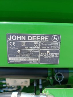 John Deere RD40F с телегой