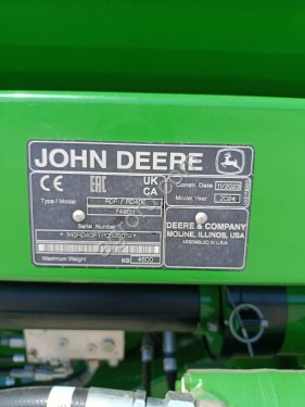 John Deere RD40F с телегой