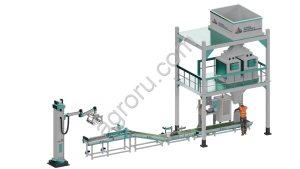 Линия фасовки и укладки мешков