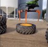 Захват для колёс трактора навесной на телескопический и фронтальный погрузчик