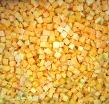 Персик кубик 10х10 мм замороженный