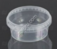 Банка 300 мл ( 100 шт в упаковке ) без борта, плотная, пищ. пластик