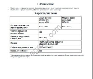 Блокорезка, измельчитель блоков мяса,  масла, шоколада