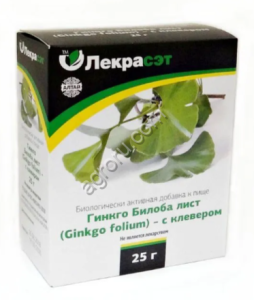 Гинкго билоба лист  25гр чайный напиток