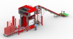Автоматический паллетайзер П-2520 для мешков, коробок, канистр и лотков