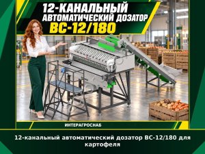 12-канальный автоматический дозатор ВС-12/180 для картофеля