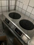 Индукционная плита на 2 конфорки, 7 кВт