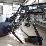 Погрузчик ТУРС-1000 (КУН) 1000-0 (МТЗ 82) без джойстика h3,78 м, г/п 1000 кг.