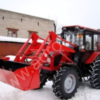 ЭБП-11 экскаватор-погрузчик со смещаемой осью копания на базе МТЗ-92П