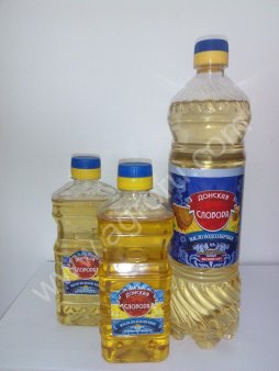 Масло подсолнечное рафинированное 0,9л.