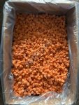 Морковь замороженная кубик 10 на 10