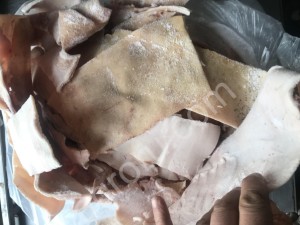 Шкура свиная замороженная, жир свиной внутренний