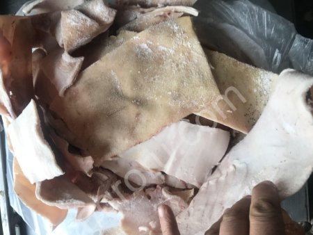 Шкура свиная замороженная, жир свиной внутренний