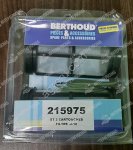 Элементы фильтрующие 2шт. 410 черный d56 114мм для Berthoud арт. 215975 (арт. 215975)