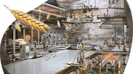 Элеваторный комплекс с маслозаводом в Красноярском крае