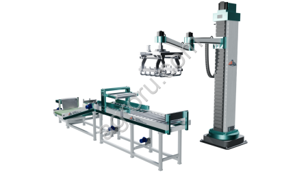 Роботизированная линия для фасовки и укладки готовой продукции