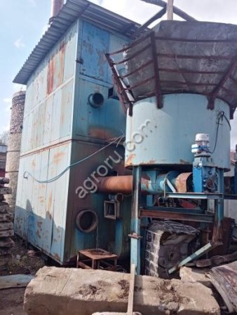 Теплогенератор 4-5 МВт для опила, песка, травы