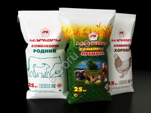 Комбикорм полнорационный для всех с/х животных и птиц