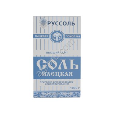 Соль картонная пачка