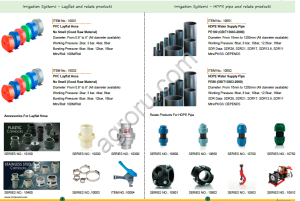 Трубы водоподачи для орошения закрытого и открытого грунта