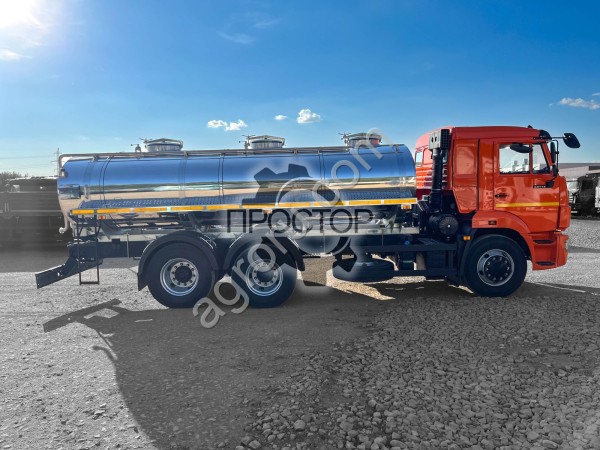 Камаз 65115 (Молоковоз) Цистерна для перевозки пищевых жидкостей 10 м³