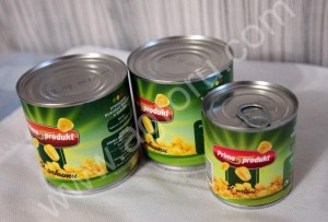 Горошек и кукуруза консервированная