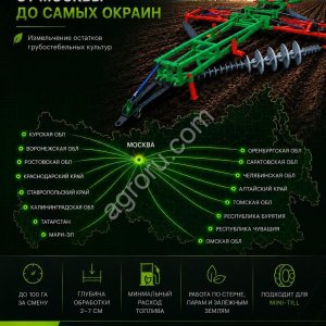 Дисковый лущильник прицепной БОРС 6 для МТЗ