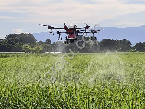 Обработка дронами. Опрыскивание