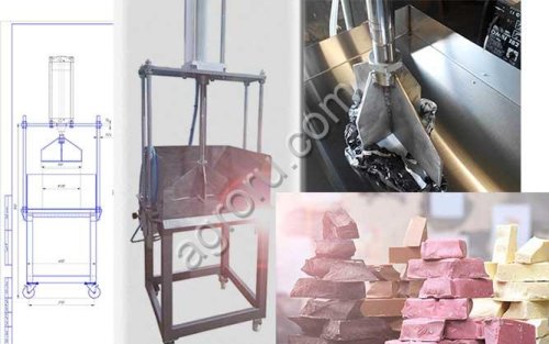 Пресс колки замороженные брикеты шоколада (глазури), жира