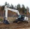 Услуги гусеничного экскаватора
