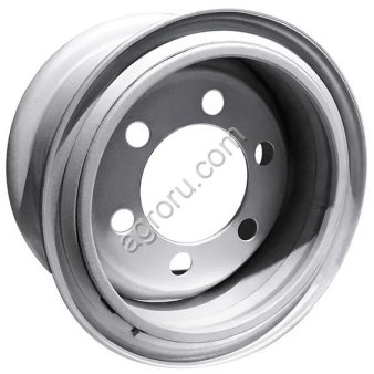 Диск колесный 7.0*15 ET-7 6*222.25 D163 ЧКПЗ Погрузчик серебристый КД без вент., (арт.: 7.0-15-3101012-30)