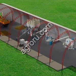 Комбикормовые заводы 3 т/ч. Доза MIX-3 Оптимум (Птица бройлер, россыпь/ гранула/ БМВД/ БВК)