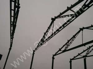 Каркас ангара 12606 прямостенный