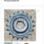 Звездочка контприводазерновой группы РСМ-10.01.50.680/Н.022.020.19