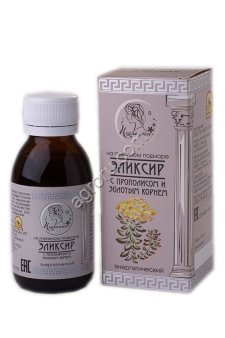 Эликсир Пчелатея с прополисом и красным корнем, на пчелином подморе.
