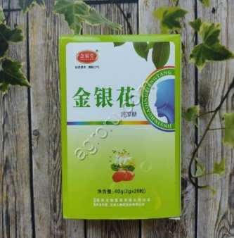 Леденцы от кашля и боли в горле с жимолостью