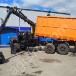 Металловоз Урал с гидроманипулятором