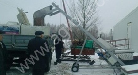 Загрузочная установка ЗУ-01 для загрузки рыбы из водоёма в транспорт