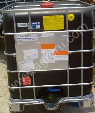 Еврокуб чистый черный б/у (1000л, контейнер IBC), Schutz