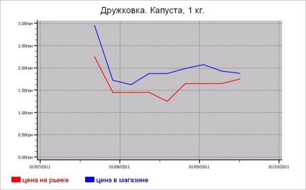 Овощные цены Дружковки