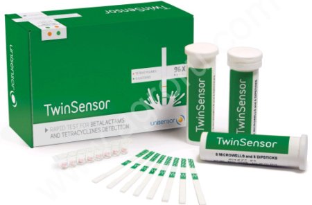 Тесты для выявления антибиотиков (2 группы) Твинсенсор (Twinsensor) в молоке
