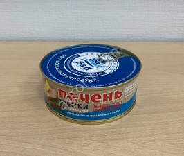 Печень трески из ОХЛАЖДЕННОГО СЫРЬЯ 230г.