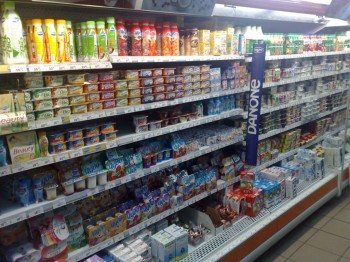 В Казахстан ушел груз с молочкой