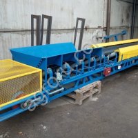 Конвейер наклонный B-650мм, L-11300 мм на опорах
