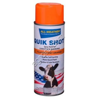Квик Шот - экономическая спрей-краска для выявления коров в охоте и маркировки КРС