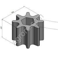 Шестерни высеивающие для сеялки 8 зубьев