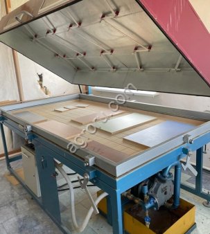 Вакуумный пресс для шпонирования фасадов мдф