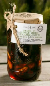 Варенье из сосновой шишки с ОРЕХ. АССОРТИ, 240г,