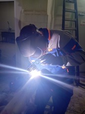Монтаж трубопроводов, аргонная сварка