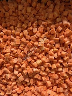 Морковь замороженная кубик 10 на 10